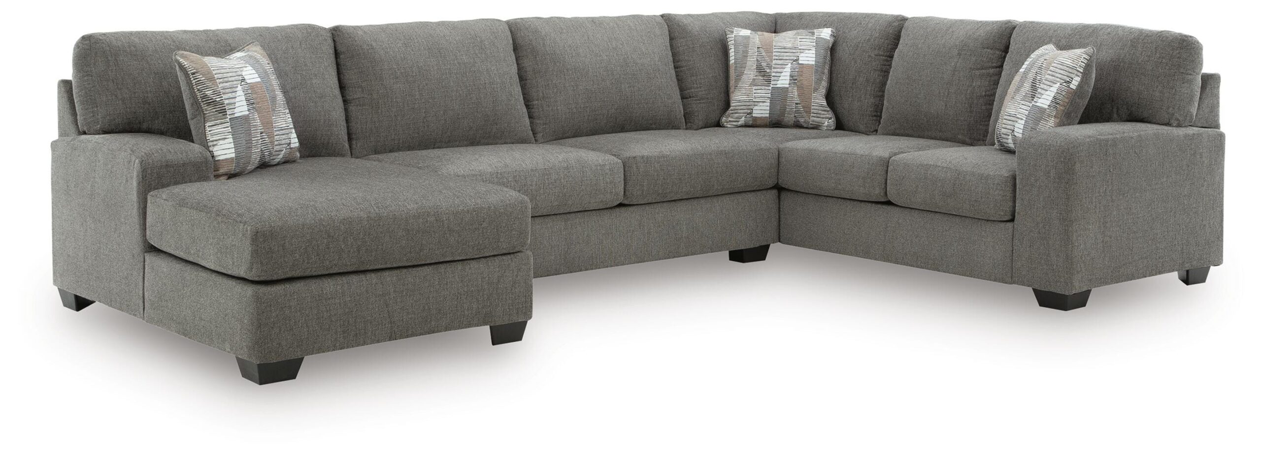 Clarington 3-Piece Sectional with Chaise