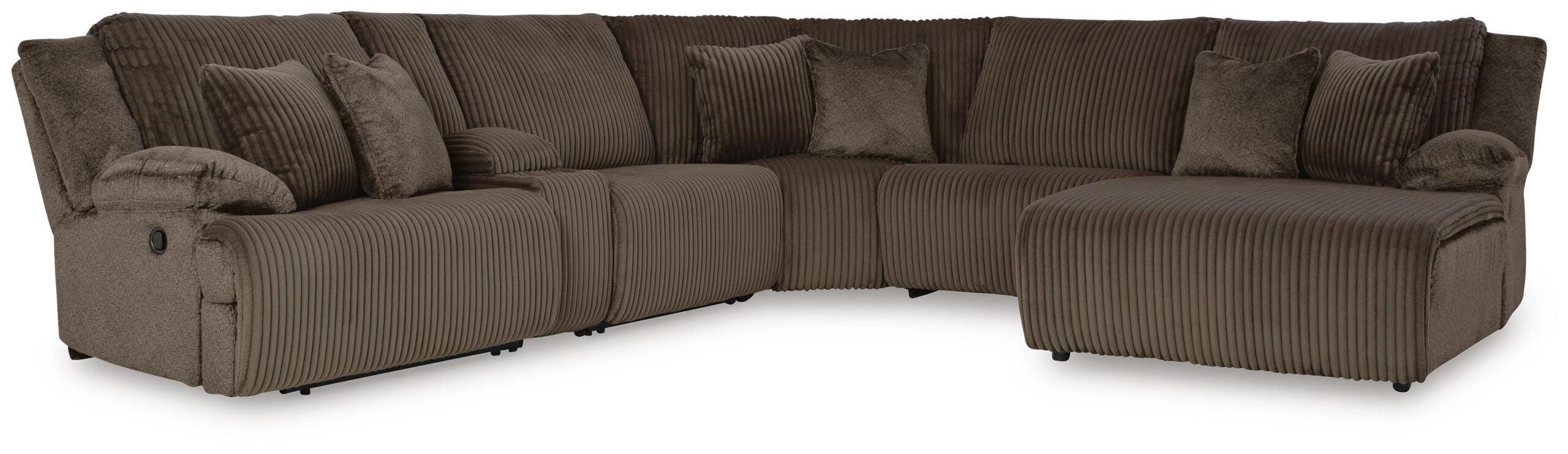 b99054091c4fc0cf488d1a61114afd96 Top Tier 6-Piece Reclining Sectional with Chaise - Image 1