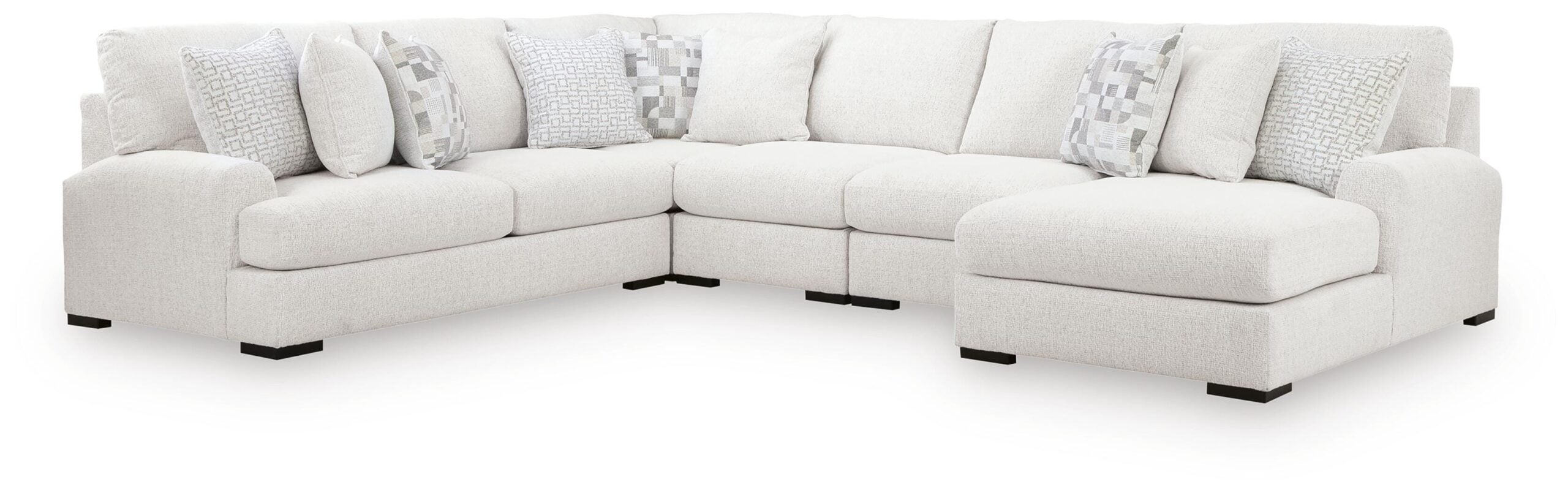 ba918509937975b8751faa6d6486d7b8 Misty-Lakes 5-Piece Sectional with Chaise - Image 1