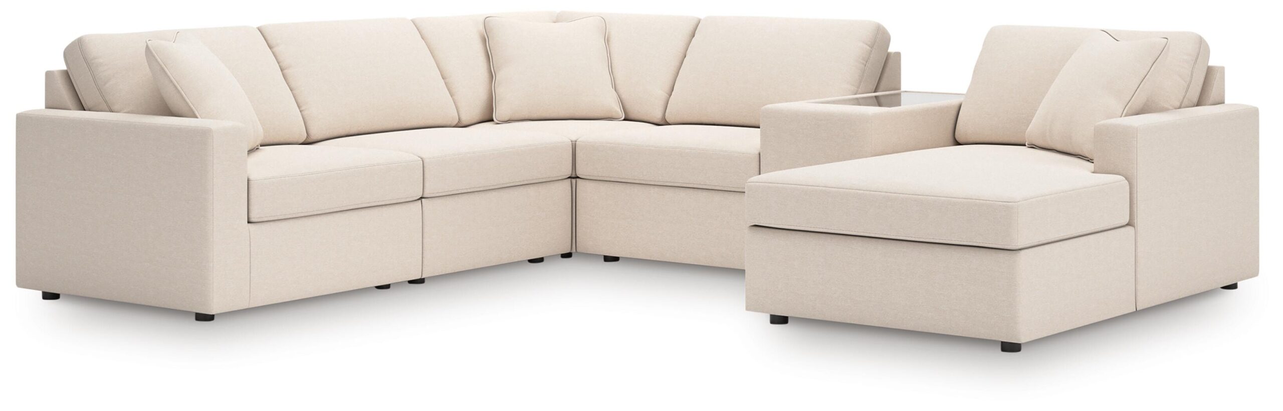 ccbd043f0c520c2af533d1959fc13d69 Modmax 6-Piece Sectional with Chaise - Image 1
