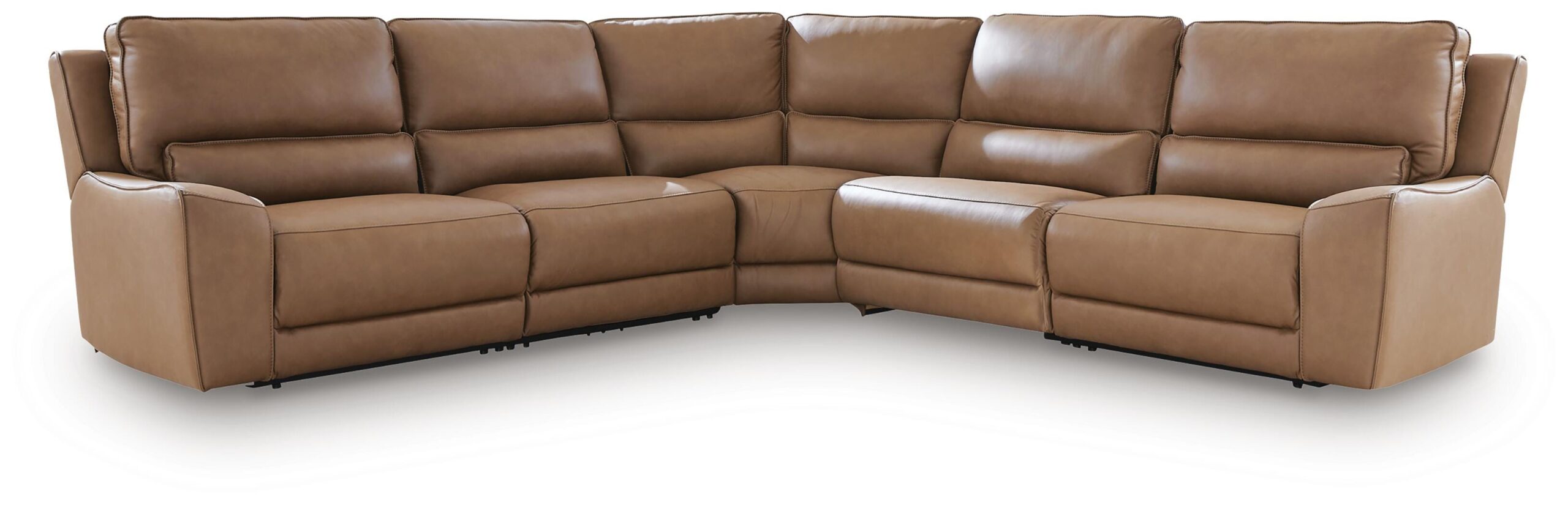 e09c002d5e57ab6f599d0128b782e009 DeepWakes 5-Piece Power Reclining Sectional - Image 1
