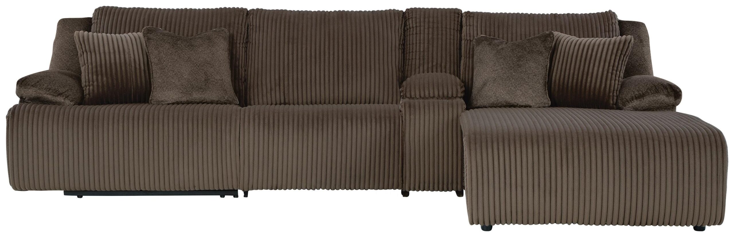 d8ea6786df30a0b67315a4d946ab7340 Top Tier 4-Piece Reclining Sectional with Chaise - Image 1